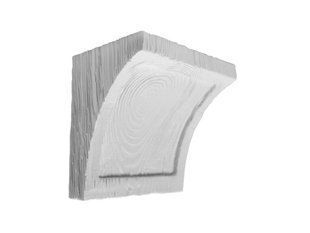 Консоль балки поліуретанової DECOWOOD рустік EQ 025 classic біла 19х13 EQ 025 фото