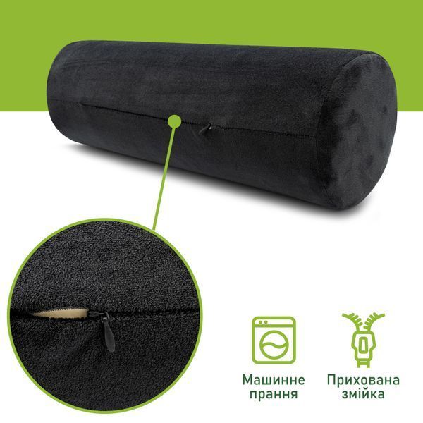 Подушка-валик Comfort Trip PMF 005 450x150 чорний PMF 005 black фото