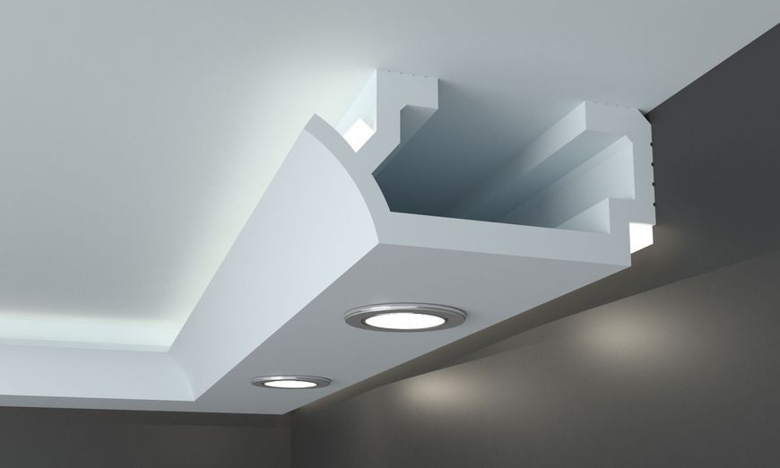 Карниз для LED освітлення серія D Tesori KD 410 KD 410 фото