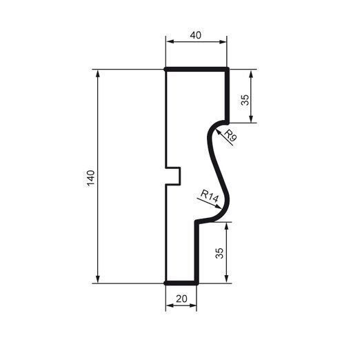 Молдинг фасадний Prestige Decor MC 120 MC 120 фото
