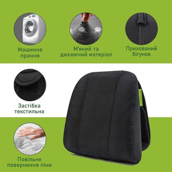 Автомобильный подголовник Comfort Trip AMF 004 225х245х60 черный AMF 004 фото