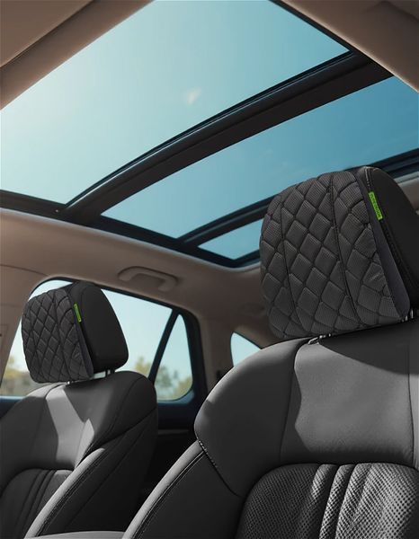 Автомобильный подголовник Comfort Trip AMF 004-3 225х245х60 из экокожи черный AMF 004-3 фото