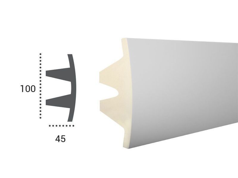 Молдинг поліуретановий гладкий серія F Tesori KF 503 Flexi KF 503 фото