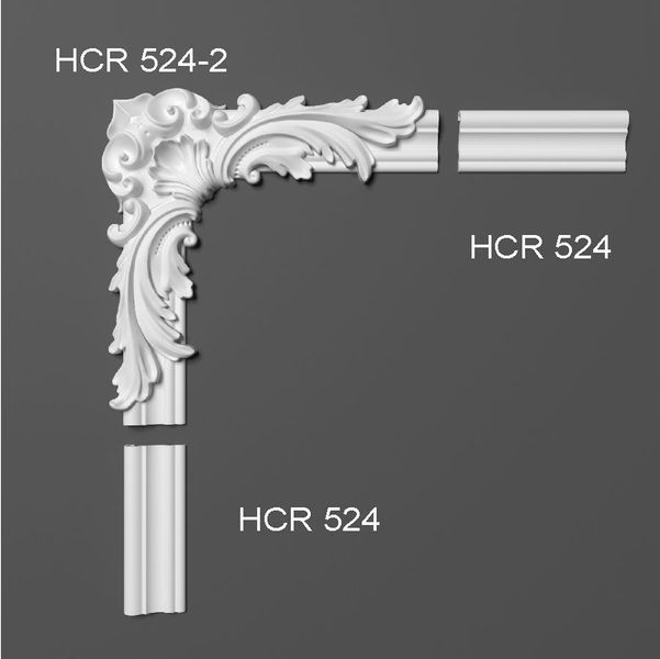 Угловой элемент полиуретановый Grand Decor HCR 524-2 HCR 524-2 фото