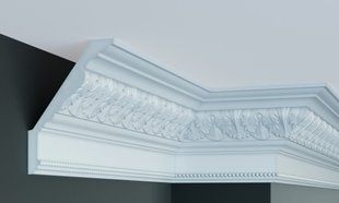 Карниз полиуретановый с орнаментом Gaudi Decor C 110 C 110 фото