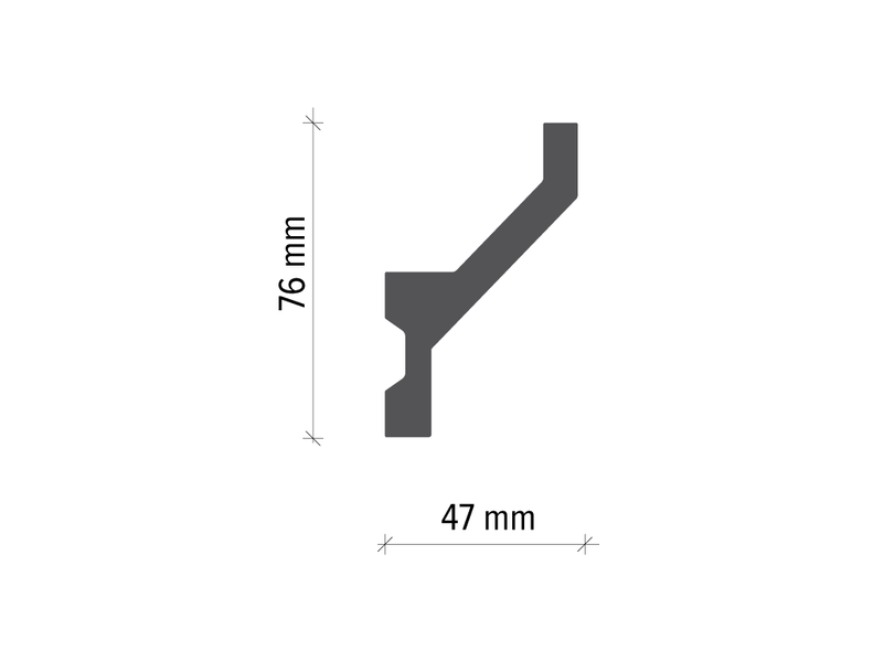 Карниз поліуретановий Tesori KF 721 серія F KF 721 фото