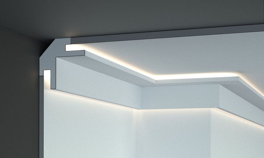 Карниз для LED освітлення серія D Tesori KD 203 KD 203 фото