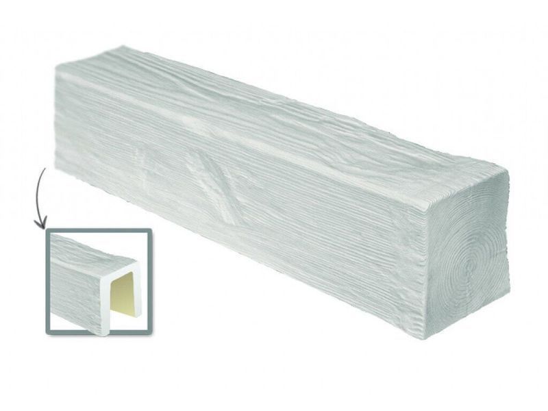 Балка поліуретанова DECOWOOD модерн ED 107 (2м) classic біла 6х9 ED 107 фото