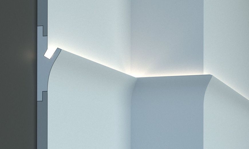 Карниз для LED освітлення серія D Tesori KD 402 KD 402 фото
