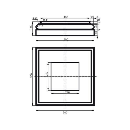 Колонна фасадная база Prestige Decor LC 115-3 LC 115-3 фото