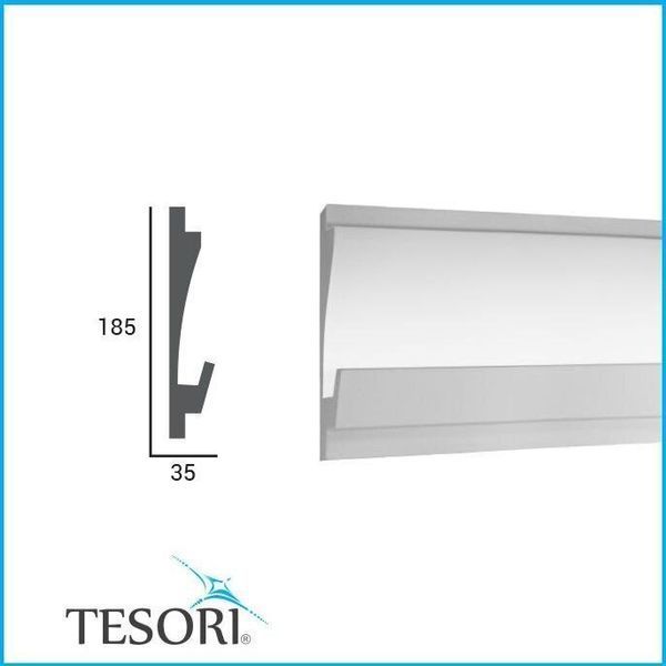 Карниз для LED освітлення серія D Tesori KD 406 KD 406 фото