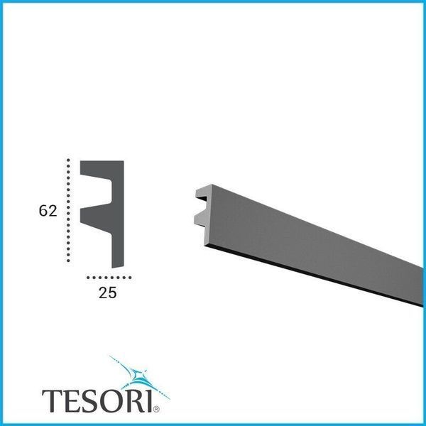 Молдинг поліуретановий гладкий серія F Tesori KF 501 Flexi KF 501 фото