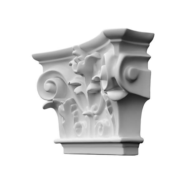 Пілястр поліуретановий капітель Gaudi Decor PL 554N PL 554N фото