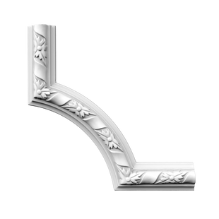 Угловой элемент молдинга полиуретановый Gaudi Decor CF 3010A CF 3010A фото