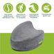 Ортопедическая подушка для ног и колен Comfort Night PMF 008-2 250х200х120 светло-серая (велюр) PMF 008-2 фото 3