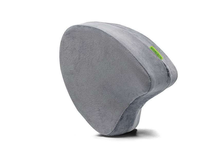 Ортопедическая подушка для ног и колен Comfort Night PMF 008-2 250х200х120 светло-серая (велюр) PMF 008-2 фото